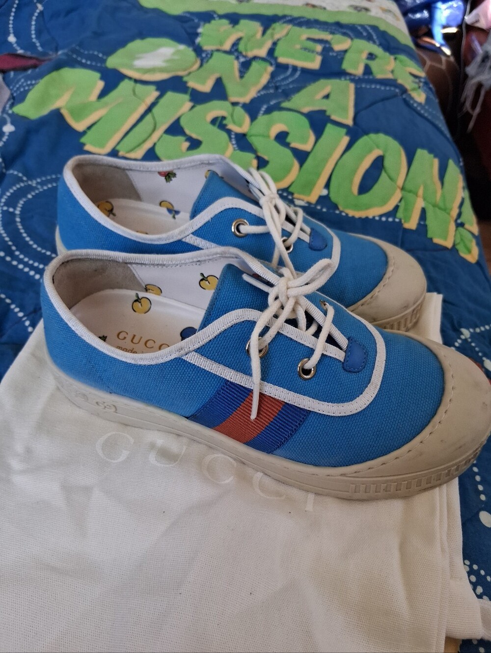 Authentic GUCCI Sneakers Canvas